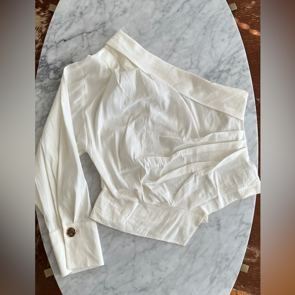 Off the Shoulder Blouse from Zara!
